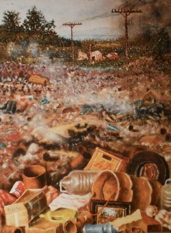 Basurero, bosquejo