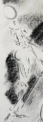 Figuras entre el humo. Detalle de los estudios de anatomía de José Luis Acera Díaz, 1979