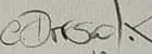 «Columna dorsal» escrito a mano en la hoja IV de los estudios de anatomía