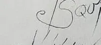 «Isquion» escrito a mano en la hoja III de los estudios de anatomía