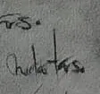 «Tarso y metatarso» escrito a mano en la hoja IV de los estudios de anatomía