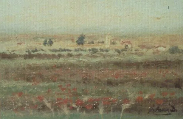 Paisaje extremeño, boceto